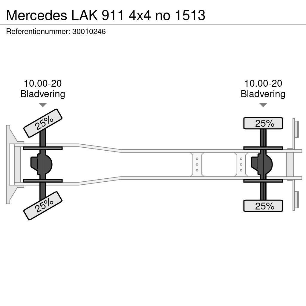 Mercedes-Benz LAK 911 4x4 no 1513 Sora- ja kippiautot