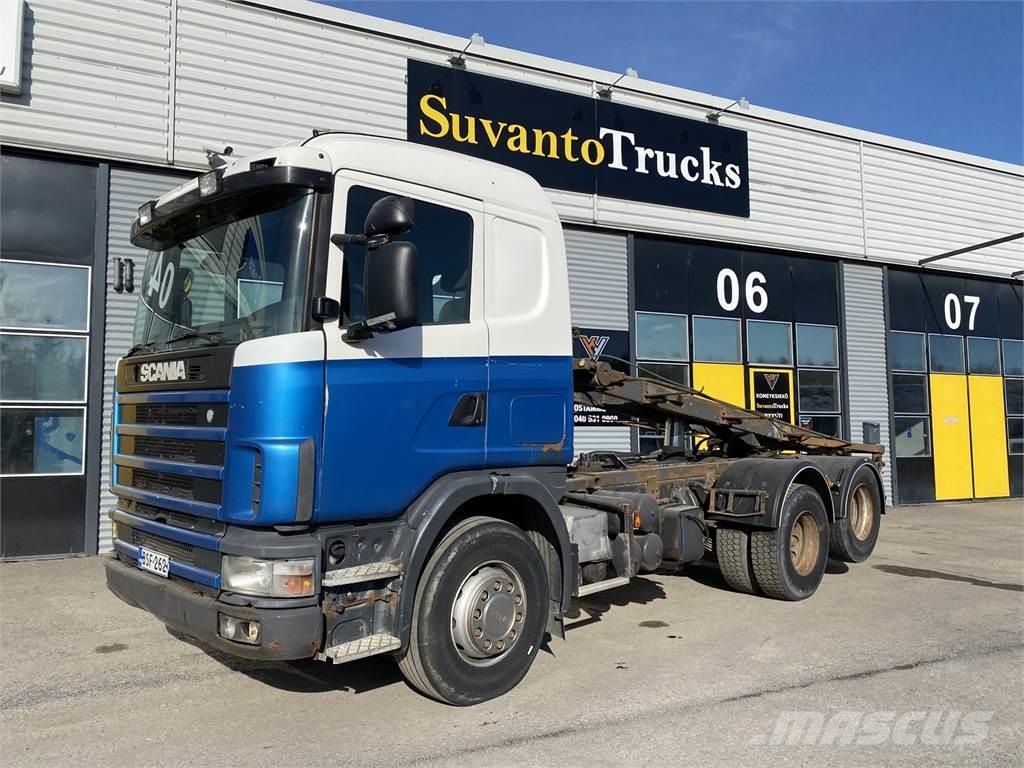 Scania R 124 6X2 Vaihtolava-autot