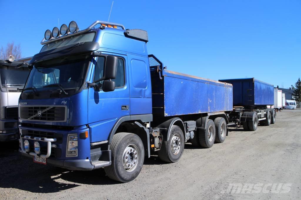 Volvo FM480 kasetti yhdistelmä Sora- ja kippiautot