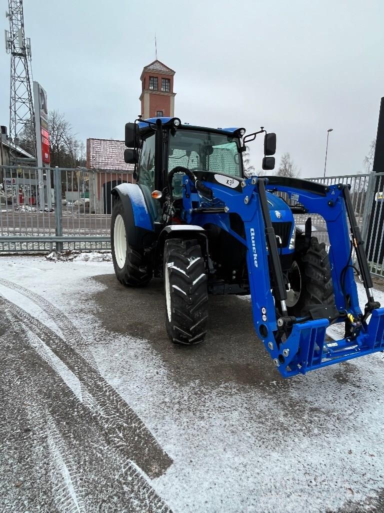New Holland T5.90 S ny inkl Quicke X3S Traktorit