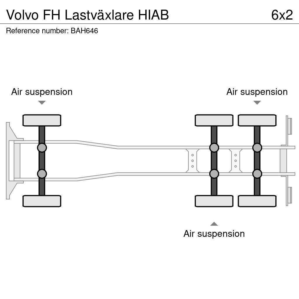 Volvo FH Lastväxlare HIAB Koukkulava kuorma-autot