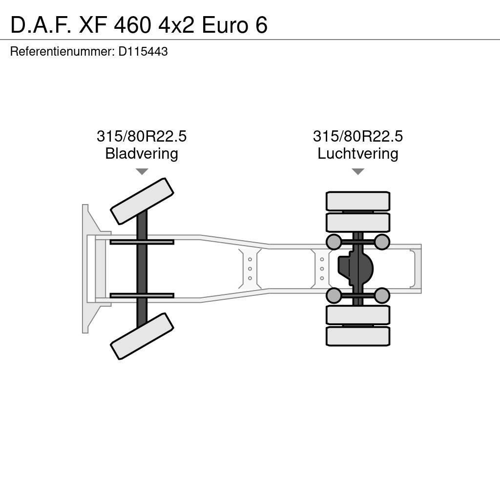 DAF XF 460 4x2 Euro 6 Vetopöytäautot