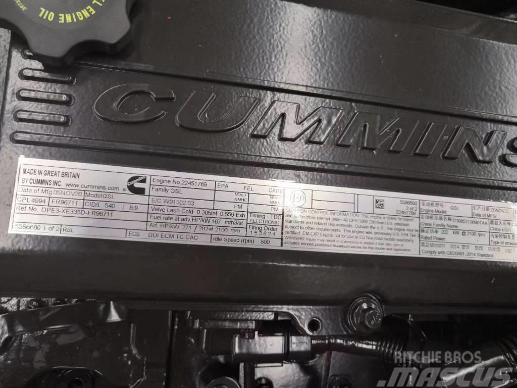 Cummins QSL9 CPL4994 construction machinery engine Moottorit