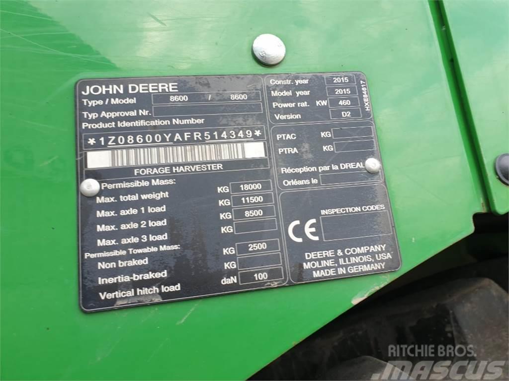 John Deere 8600 Silppurit