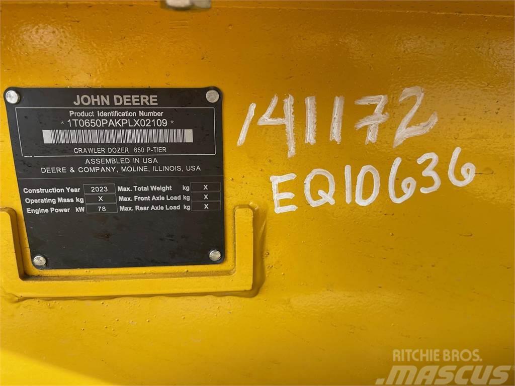 John Deere 650P LGP Telaketjupuskutraktorit