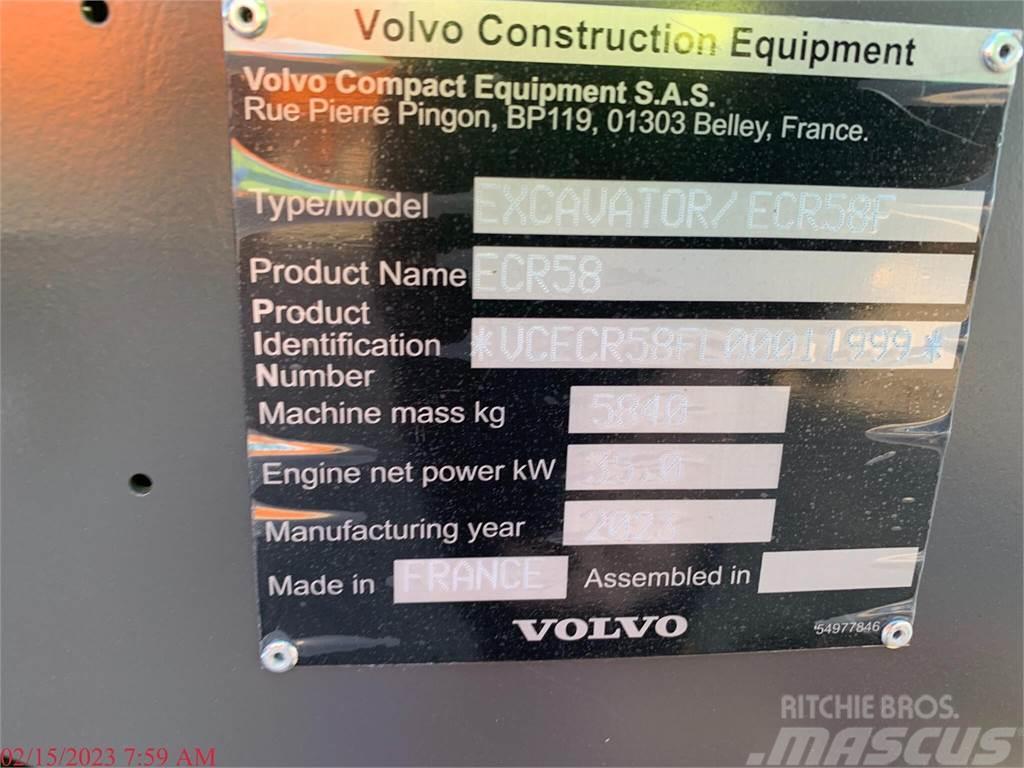 Volvo ECR58F Telakaivukoneet