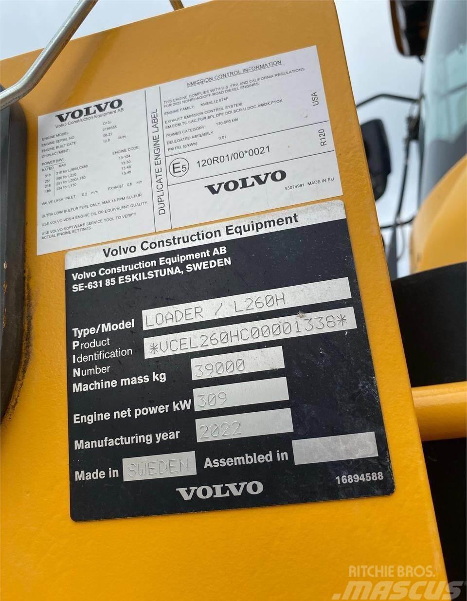 Volvo L260H Pyöräkuormaajat