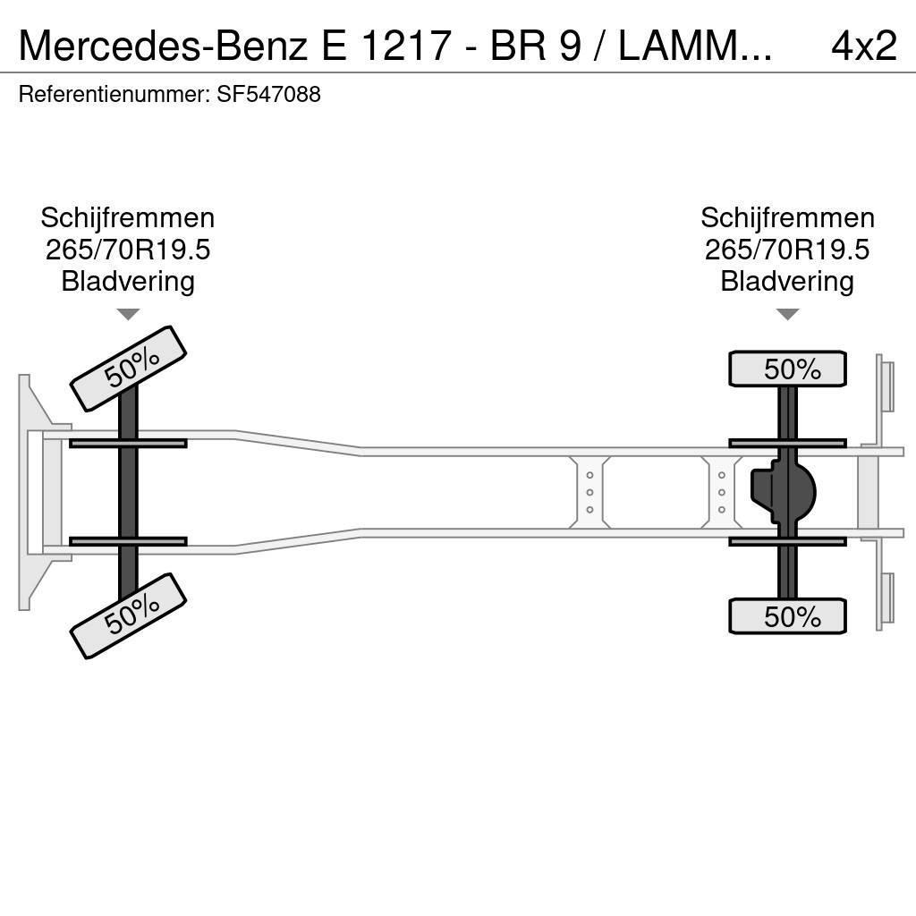 Mercedes-Benz E 1217 - BR 9 / LAMMES - BLATT - SPRING / EFFER KR Lava-kuorma-autot
