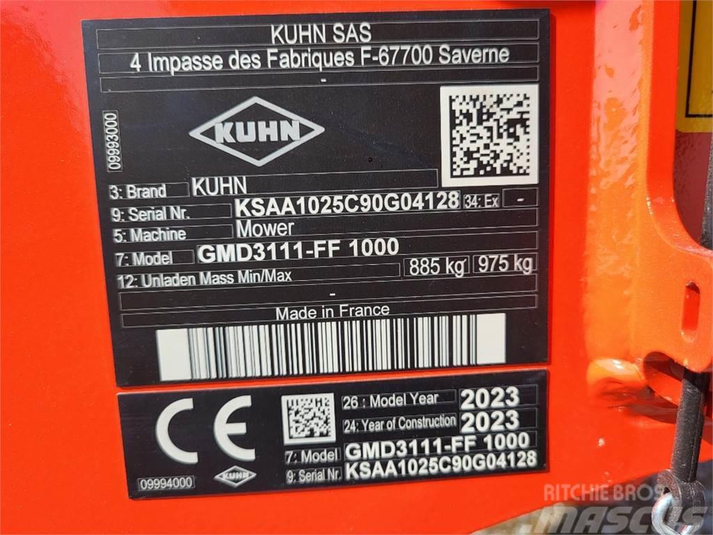 Kuhn GMD 3111 FF / 1000 Niittomurskaimet