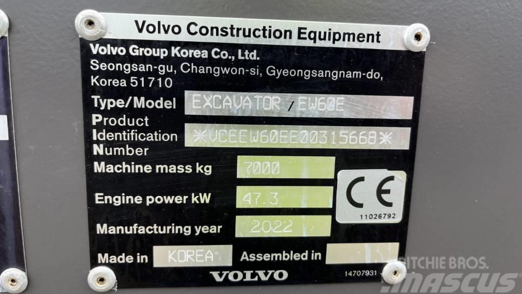 Volvo EW60E Pyöräkaivukoneet