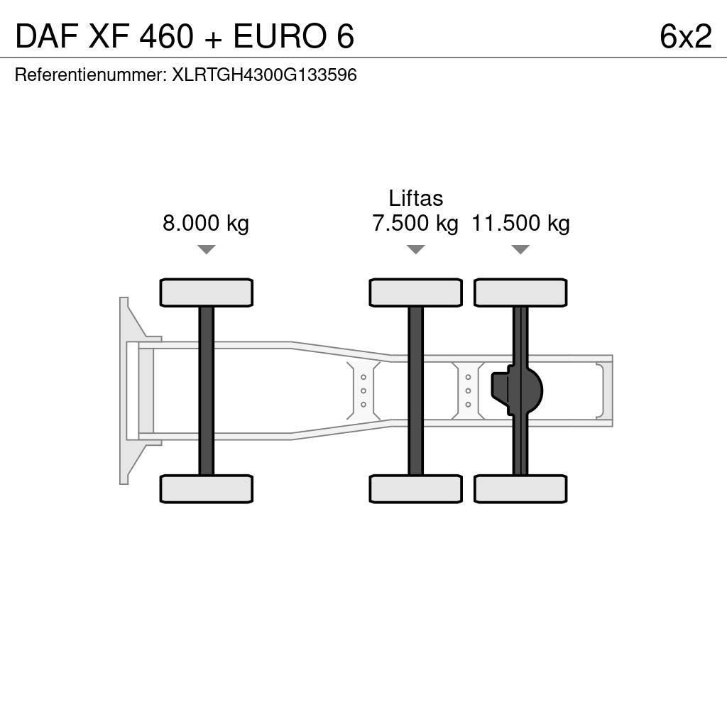 DAF XF 460 + EURO 6 Vetopöytäautot