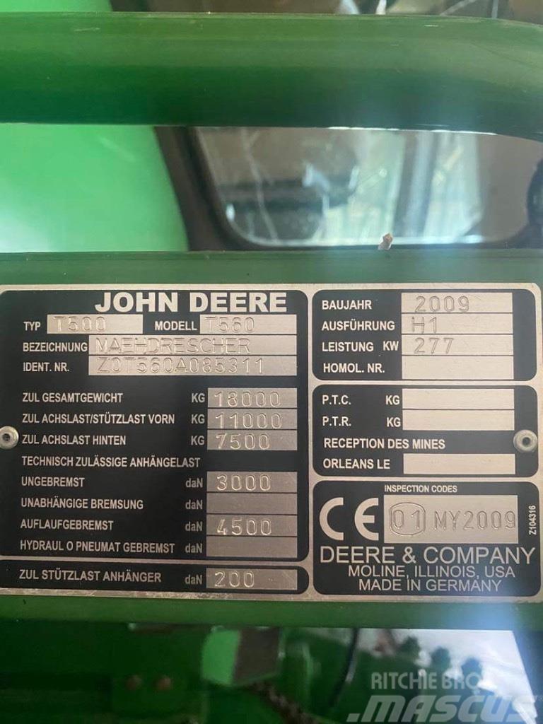 John Deere T 560 Leikkuupuimurit