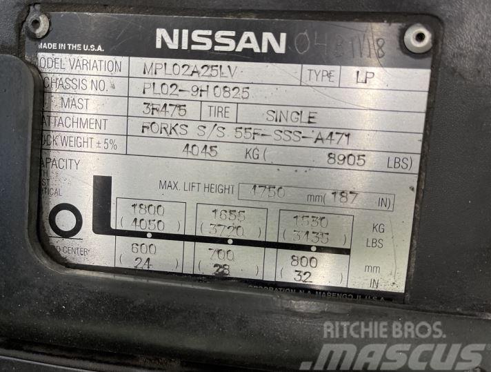 Nissan MPL02A25LV Muut haarukkatrukit