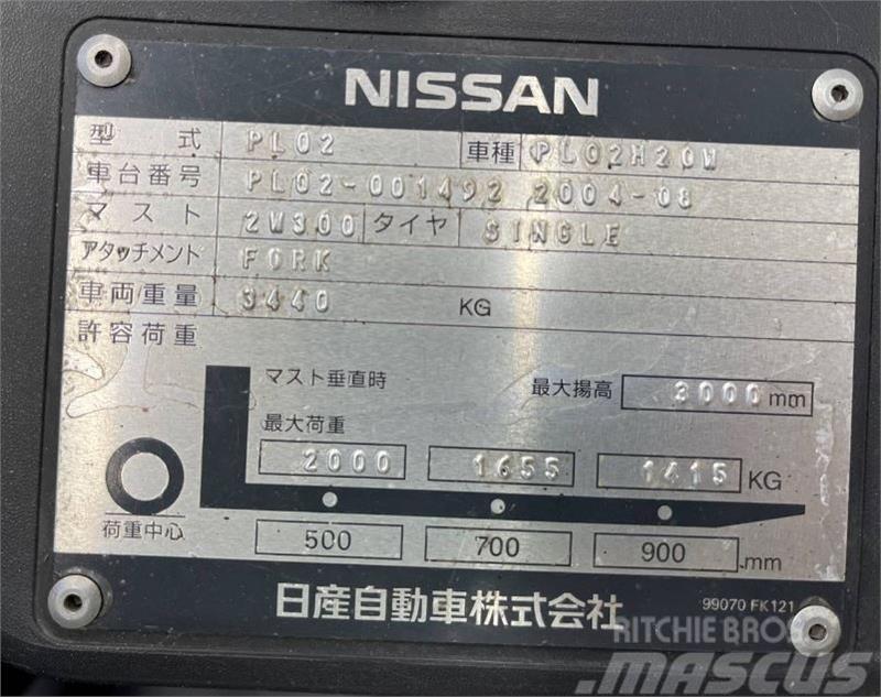 Nissan PL02M20W Muut haarukkatrukit