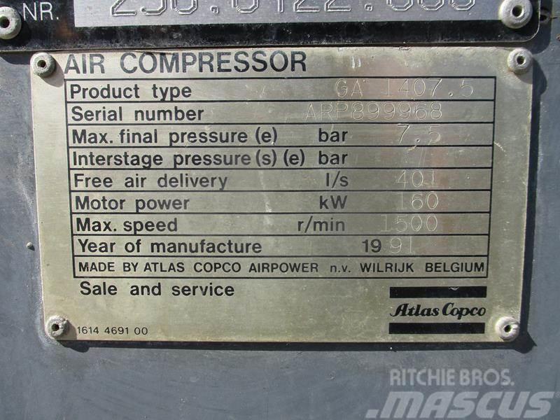 Atlas Copco GA 1407 Kompressorit