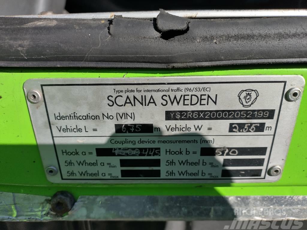 Scania R560 6x2 takateliveturi Vetopöytäautot