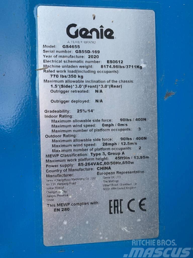 Genie GS 4655, NEW, 16m, electric scissor lift Saksilavat