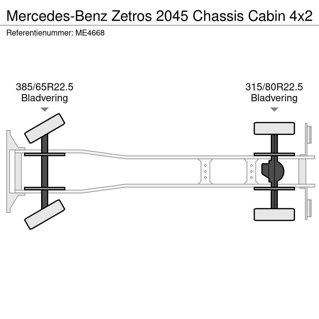 Mercedes-Benz Zetros 2045 Chassis Cabin Kuorma-autoalustat