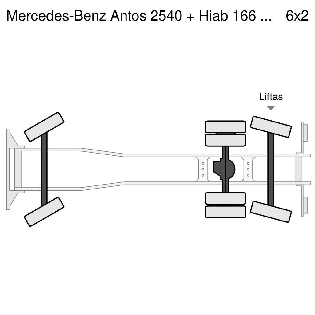 Mercedes-Benz Antos 2540 + Hiab 166 K Pro Mobiilinosturit