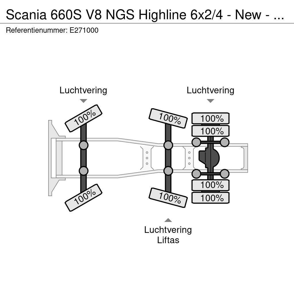 Scania 660S V8 NGS Highline 6x2/4 - New - Full spec - Fac Vetopöytäautot
