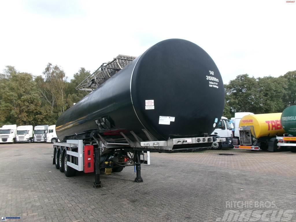 Crossland Bitumen tank inox 33 m3 / 1 comp + compressor + AD Säiliöpuoliperävaunut