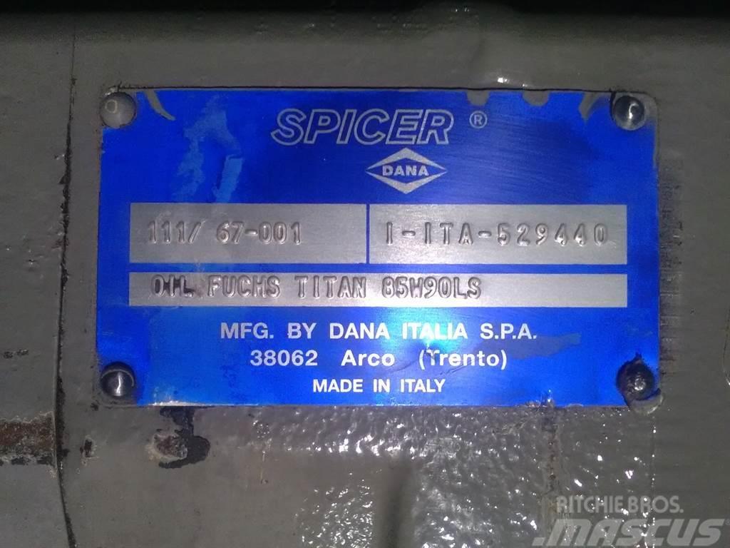 Spicer Dana 111/67-001 - Atlas 75 S - Axle Akselit