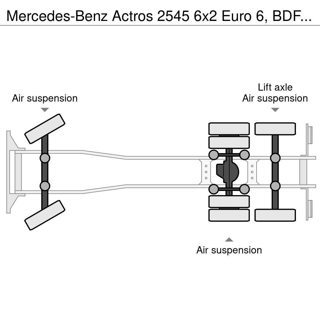 Mercedes-Benz Actros 2545 6x2 Euro 6, BDF system, ACC, Retarder Vaihtolava-autot