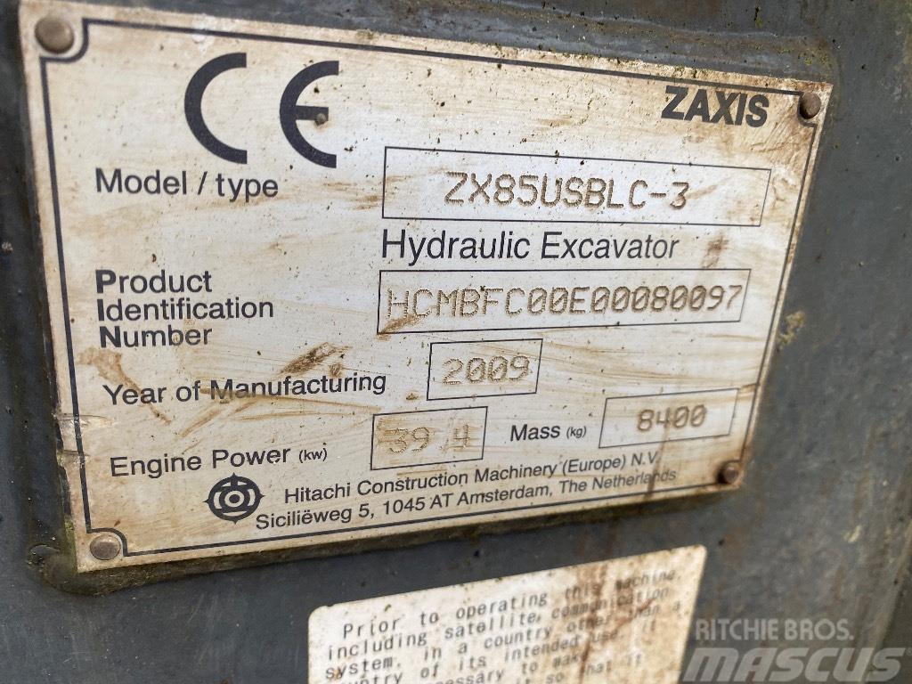 Hitachi ZX 85 US B LC-3 Midikaivukoneet 7t - 12t
