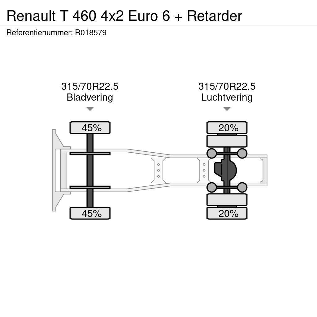 Renault T 460 4x2 Euro 6 + Retarder Vetopöytäautot