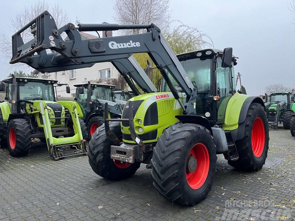 CLAAS ARION 640 CIS + QUICKE Q65 Traktorit