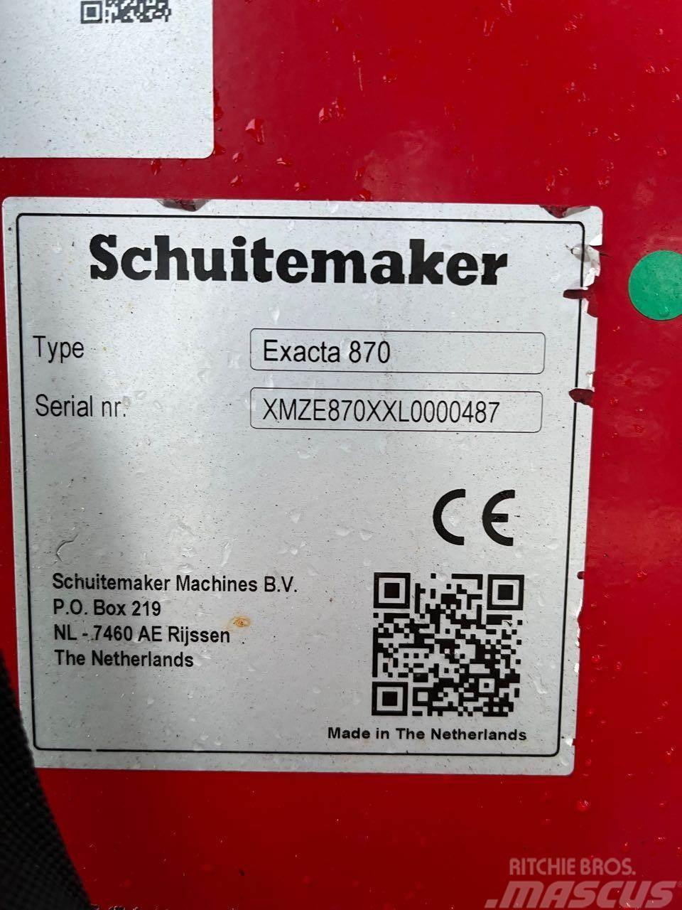 Schuitemaker Exacta 870 Muut lannoituskoneet ja lisävarusteet