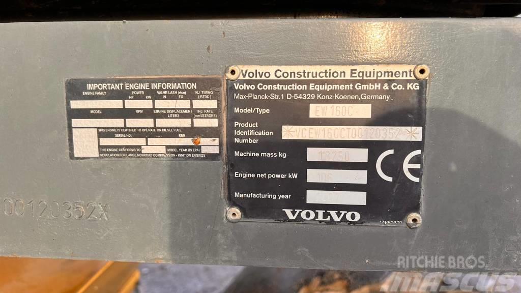 Volvo EW 160 C Pyöräkaivukoneet