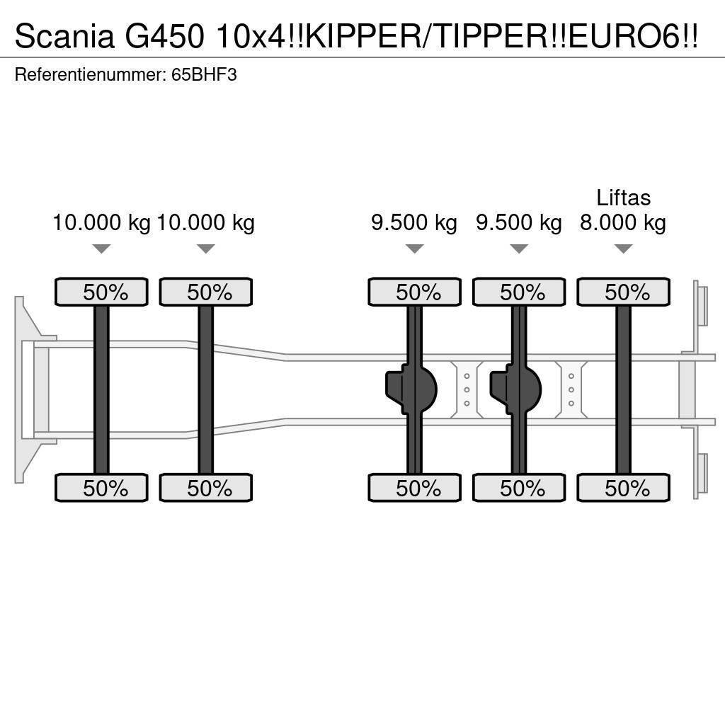 Scania G450 10x4!!KIPPER/TIPPER!!EURO6!! Sora- ja kippiautot