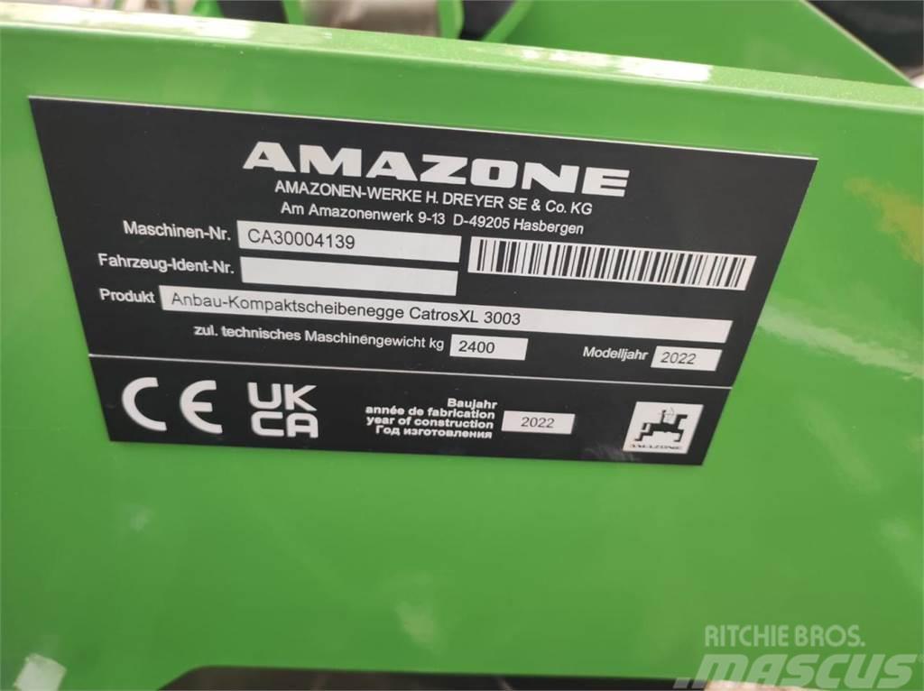 Amazone Catros XL 3003 Kiekkomultaimet ja lautasäkeet