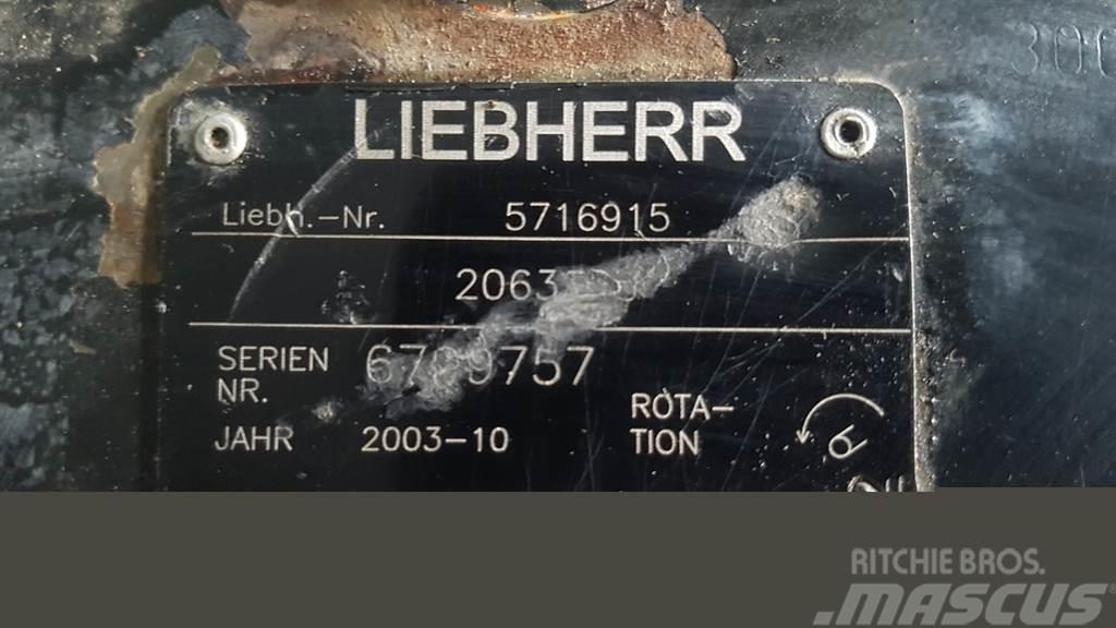 Liebherr 5716915 - L574/L580 - Drive pump/Fahrpumpe/Rijpomp Hydrauliikka