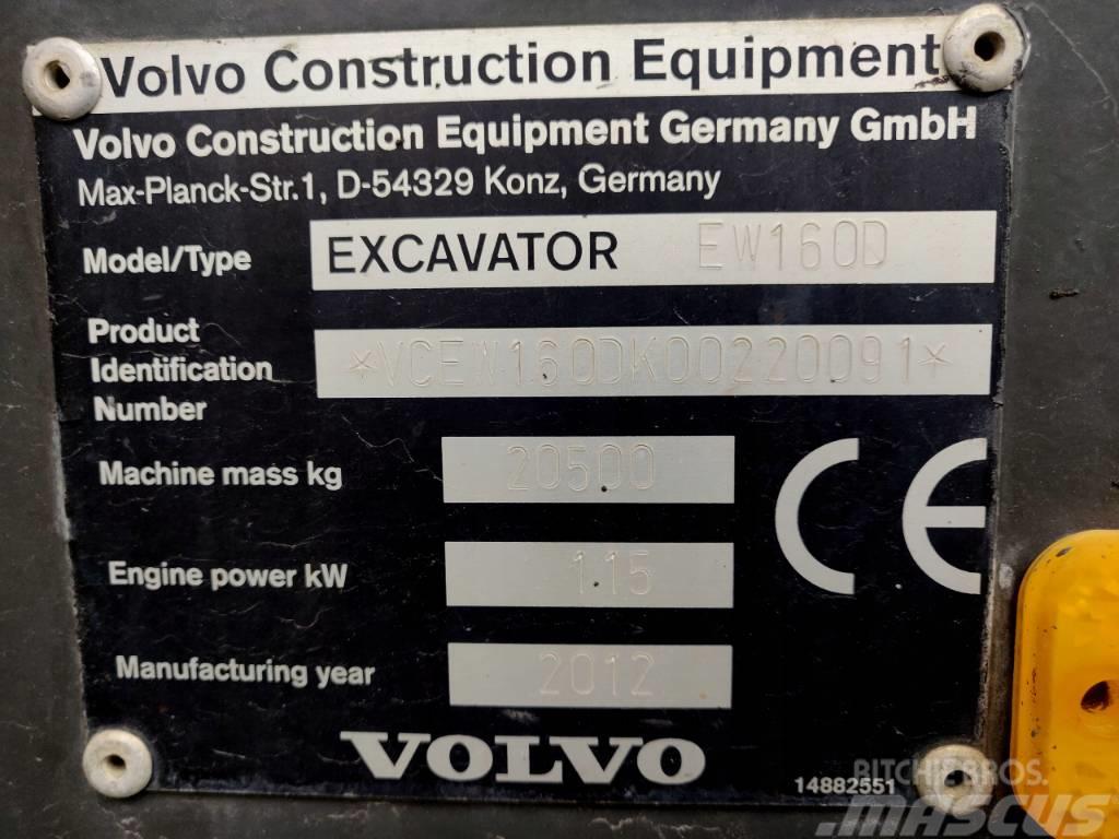 Volvo EW 160 D Pyöräkaivukoneet