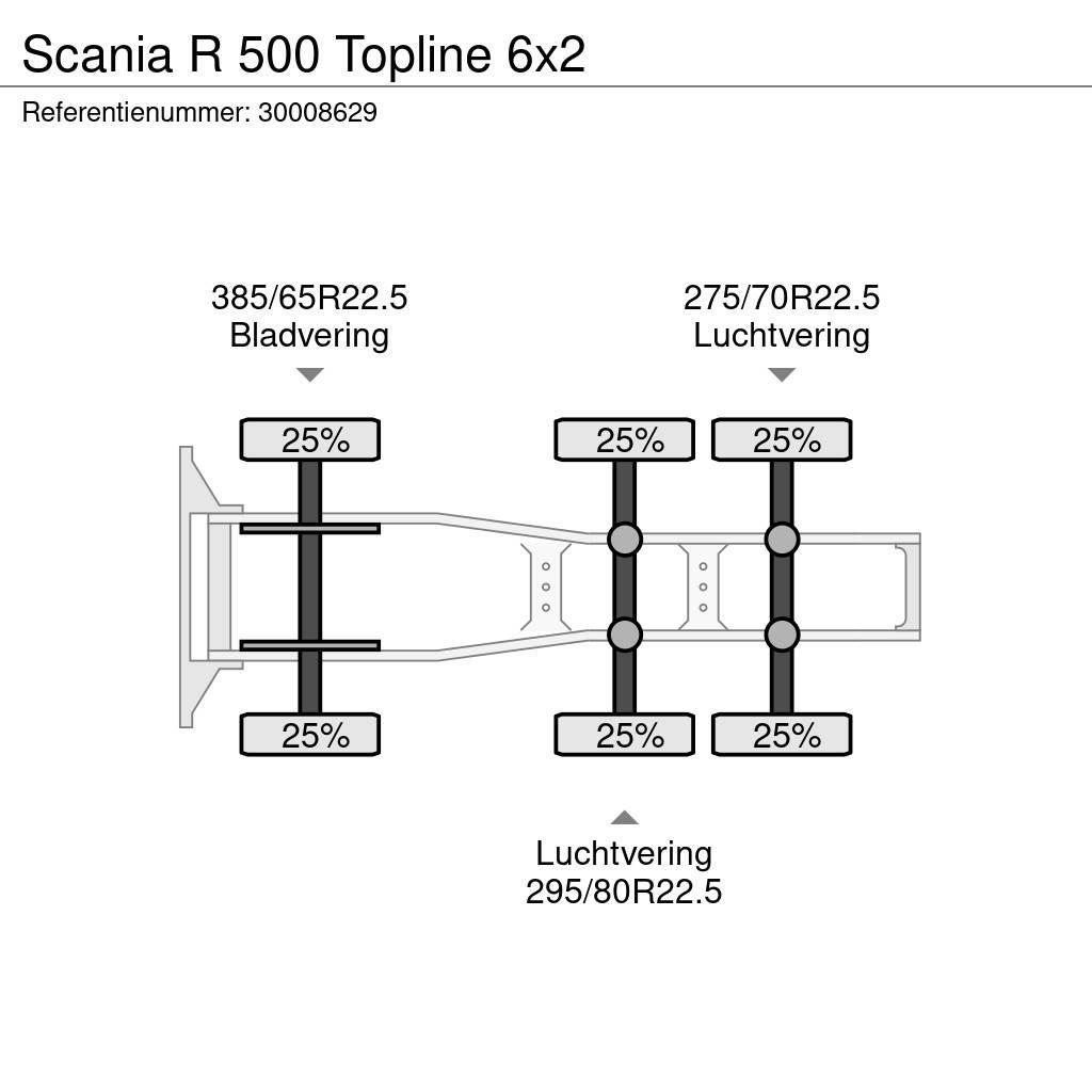 Scania R 500 Topline 6x2 Vetopöytäautot