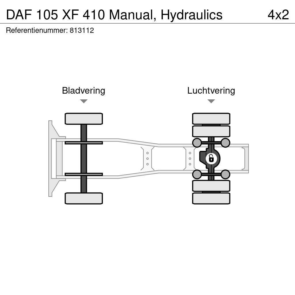 DAF 105 XF 410 Manual, Hydraulics Vetopöytäautot
