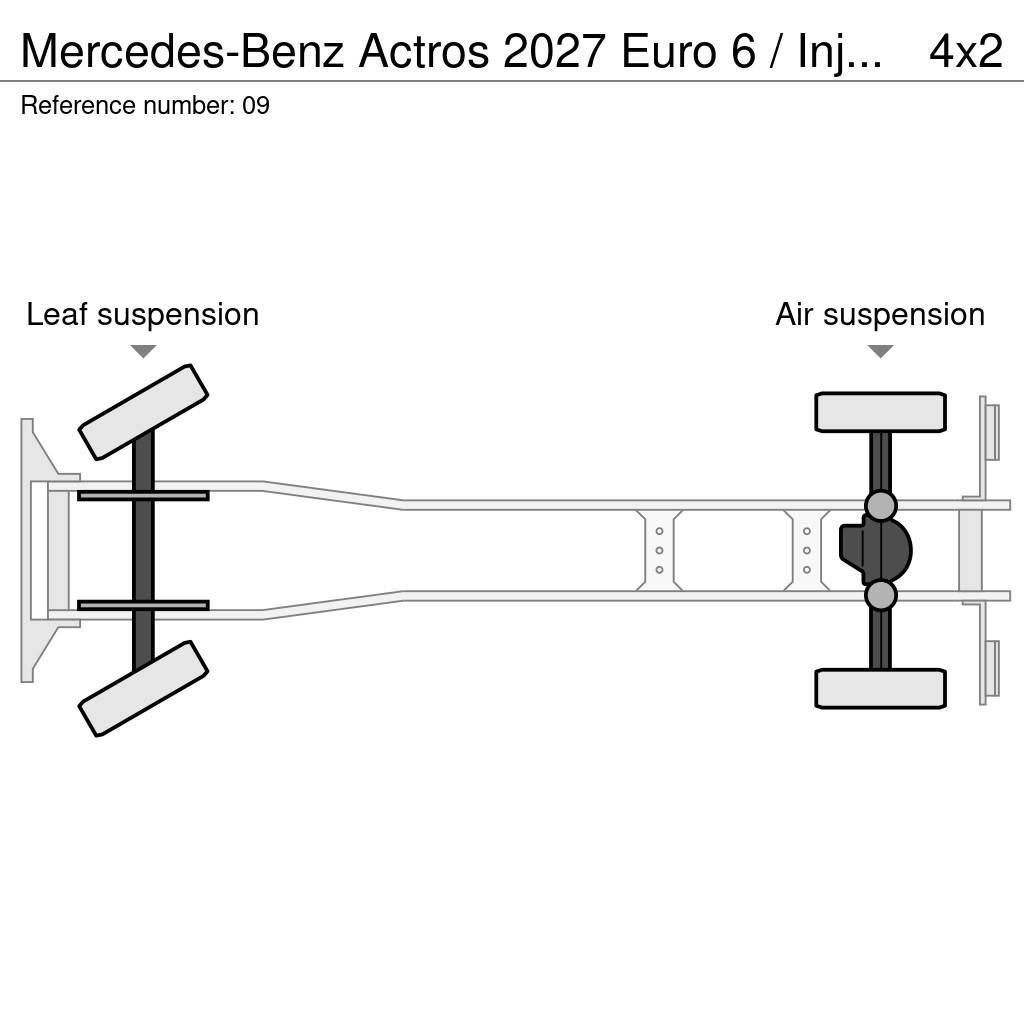 Mercedes-Benz Actros 2027 Euro 6 / Injektorproblem !!! Kuorma-autoalustat