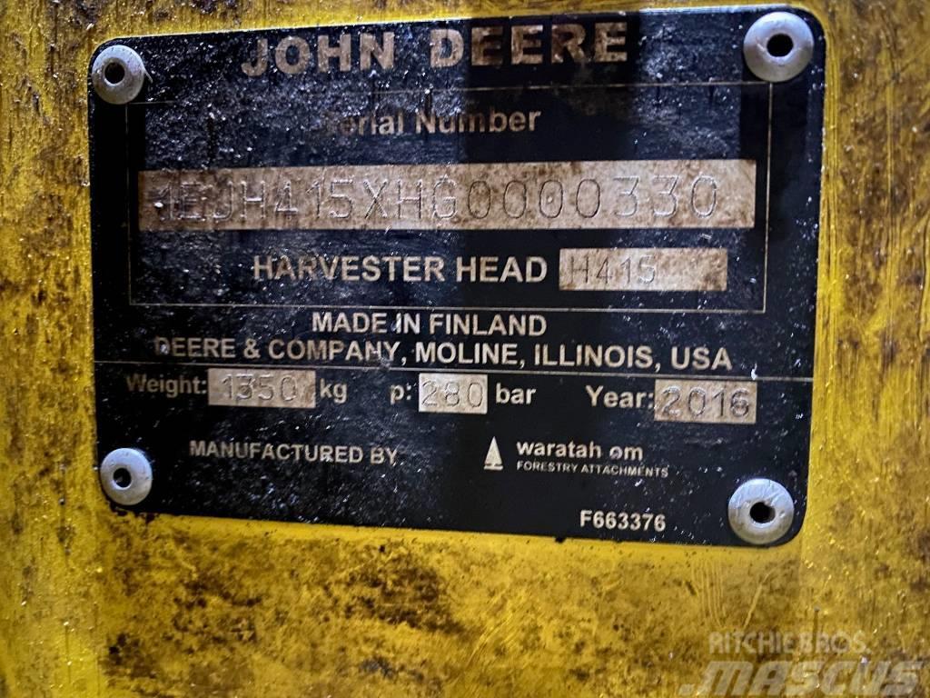 John Deere H 415 Hakkuupäät