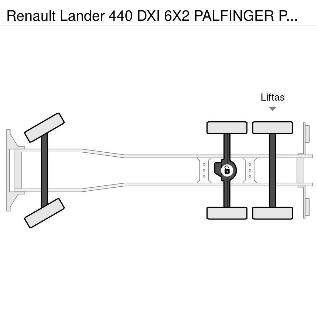 Renault Lander 440 DXI 6X2 PALFINGER PK12000 Mobiilinosturit