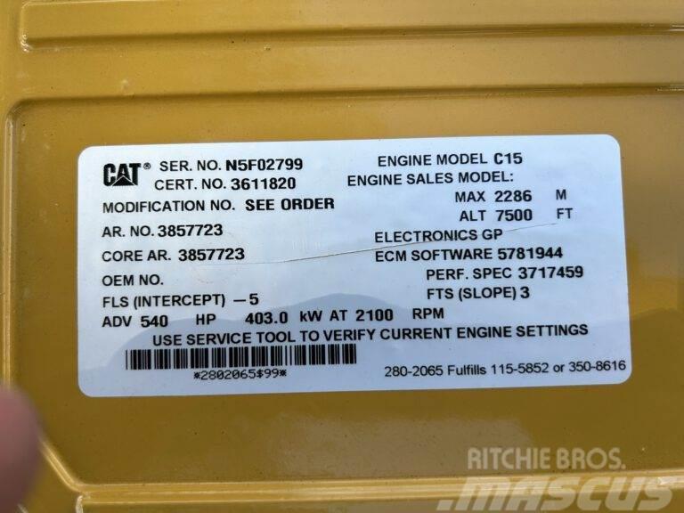 CAT C15 - Unused - 540 HP - Arr. 385-7723 Moottorit