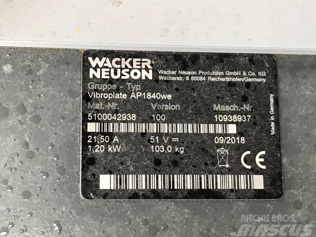 Wacker Neuson AP1840we Tärylevyt