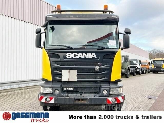 Scania G450 CA 4x4, Kipphydraulik Vetopöytäautot