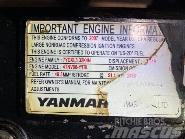 Yanmar 4TNV98-YTBL Moottorit