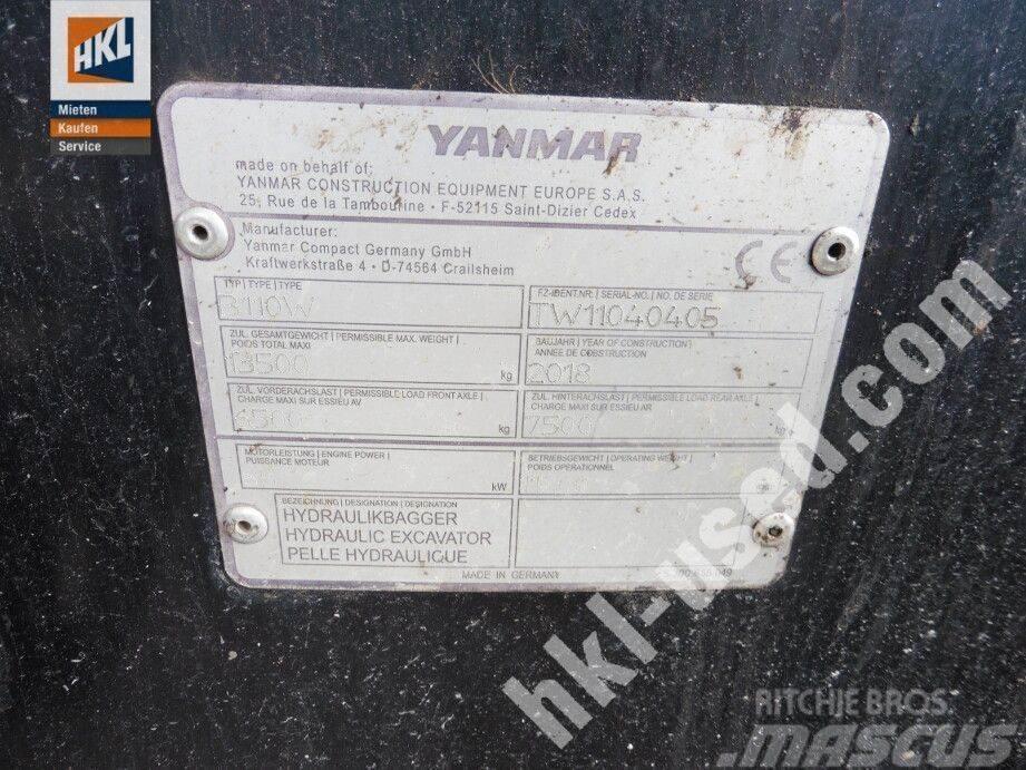 Yanmar B 110 W Pyöräkaivukoneet