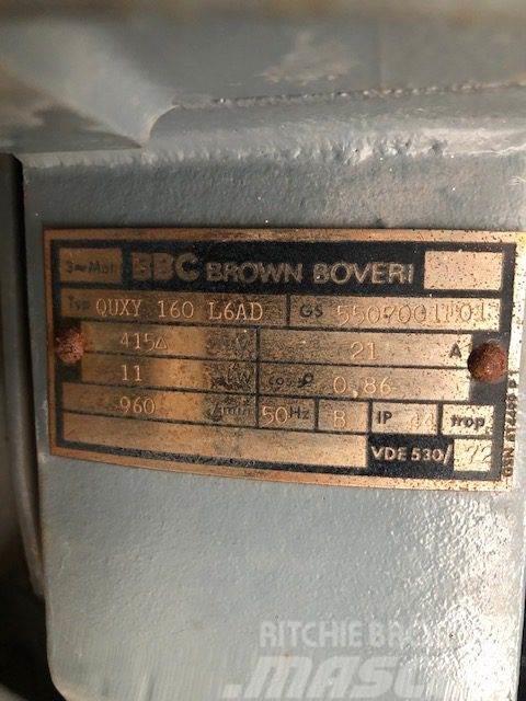  11 kW BBC Brown Boveri QUXY160L6AD E-Motor Moottorit