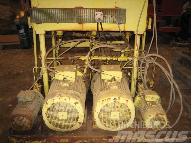  Hyd powerpac m/pumpe - 2x7,5 kw og 2x40 kw Dieselgeneraattorit