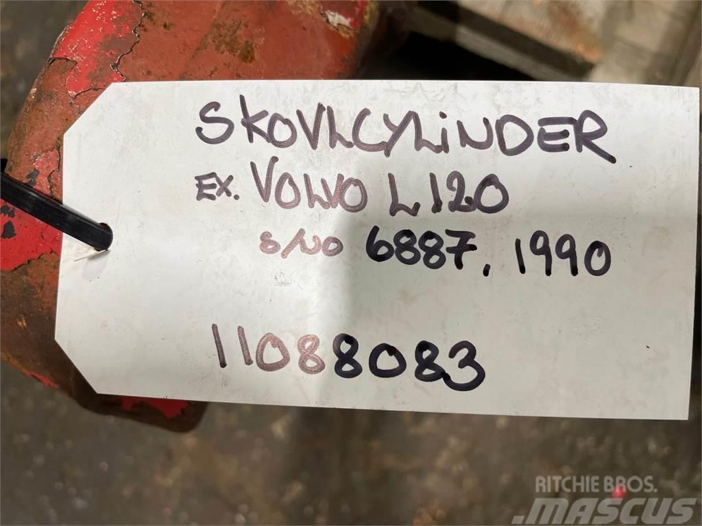  Skovlcylinder (tiltcylinder) ex. Volvo L120 s/n 68 Hydrauliikka
