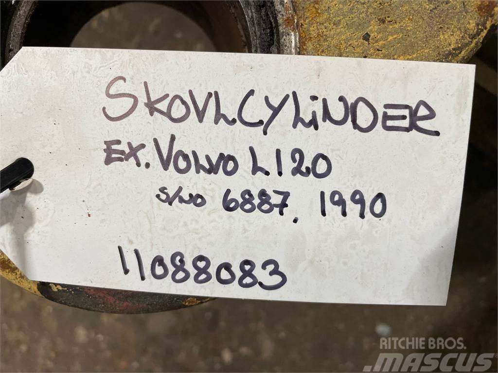  Skovlcylinder (tiltcylinder) ex. Volvo L120 s/n 68 Hydrauliikka